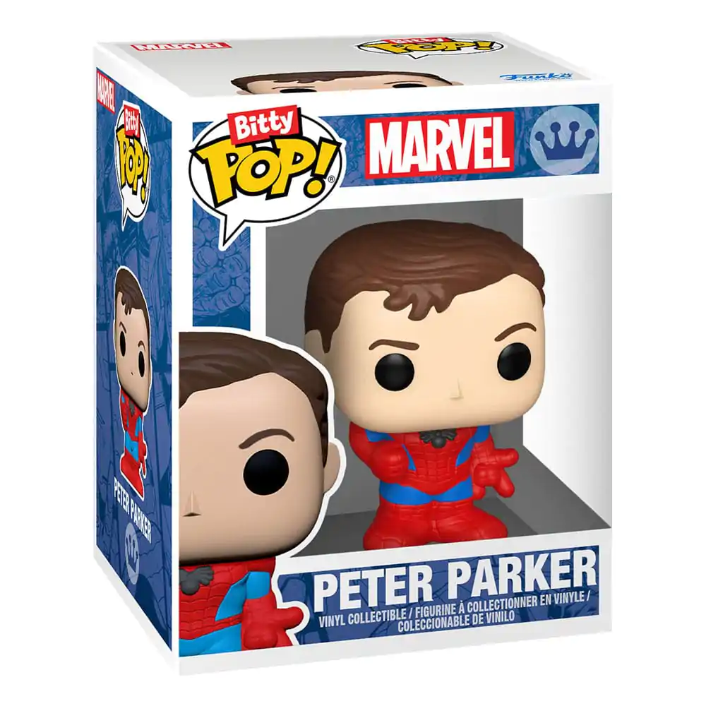 Bitty Funko POP Marvel Spider-Man Vinylová figurka 4-Pack Parker Split fotografii produktu