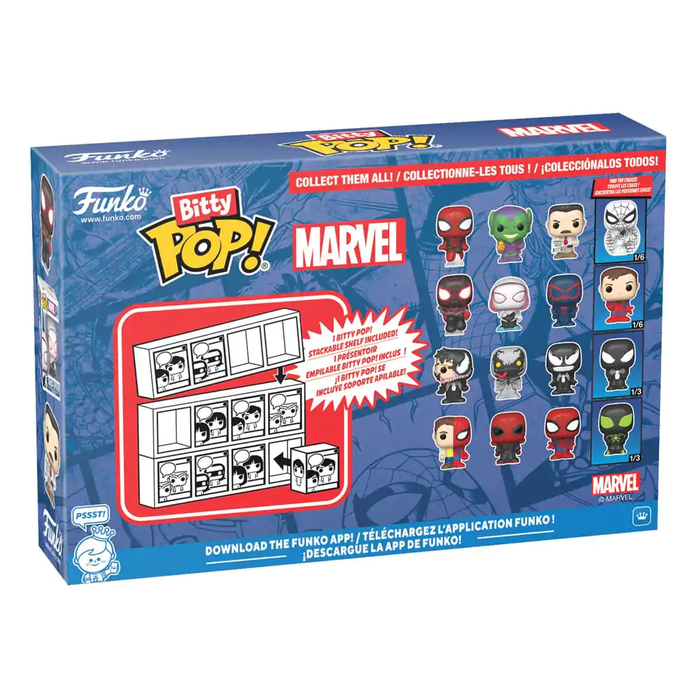 Bitty Funko POP Marvel Spider-Man Vinylová figurka 4-Pack Parker Split fotografii produktu