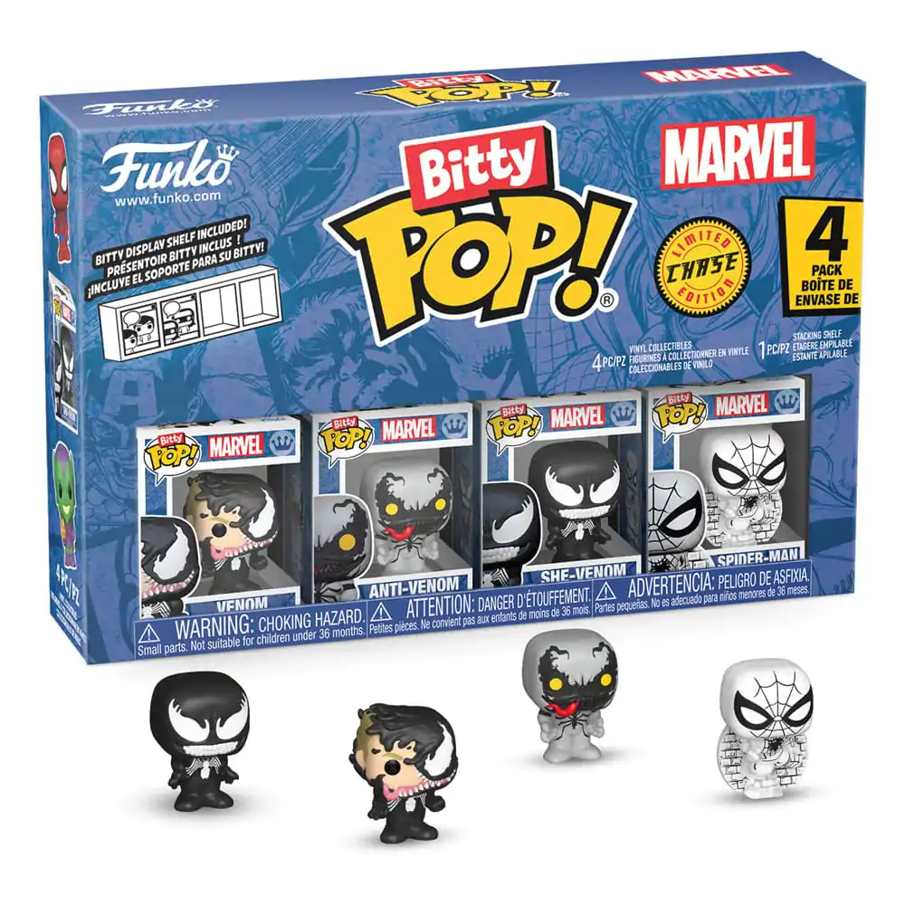 Bitty Funko POP Marvel Spider-Man Vinyl Figure 4-Pack Venom fotografii produktu