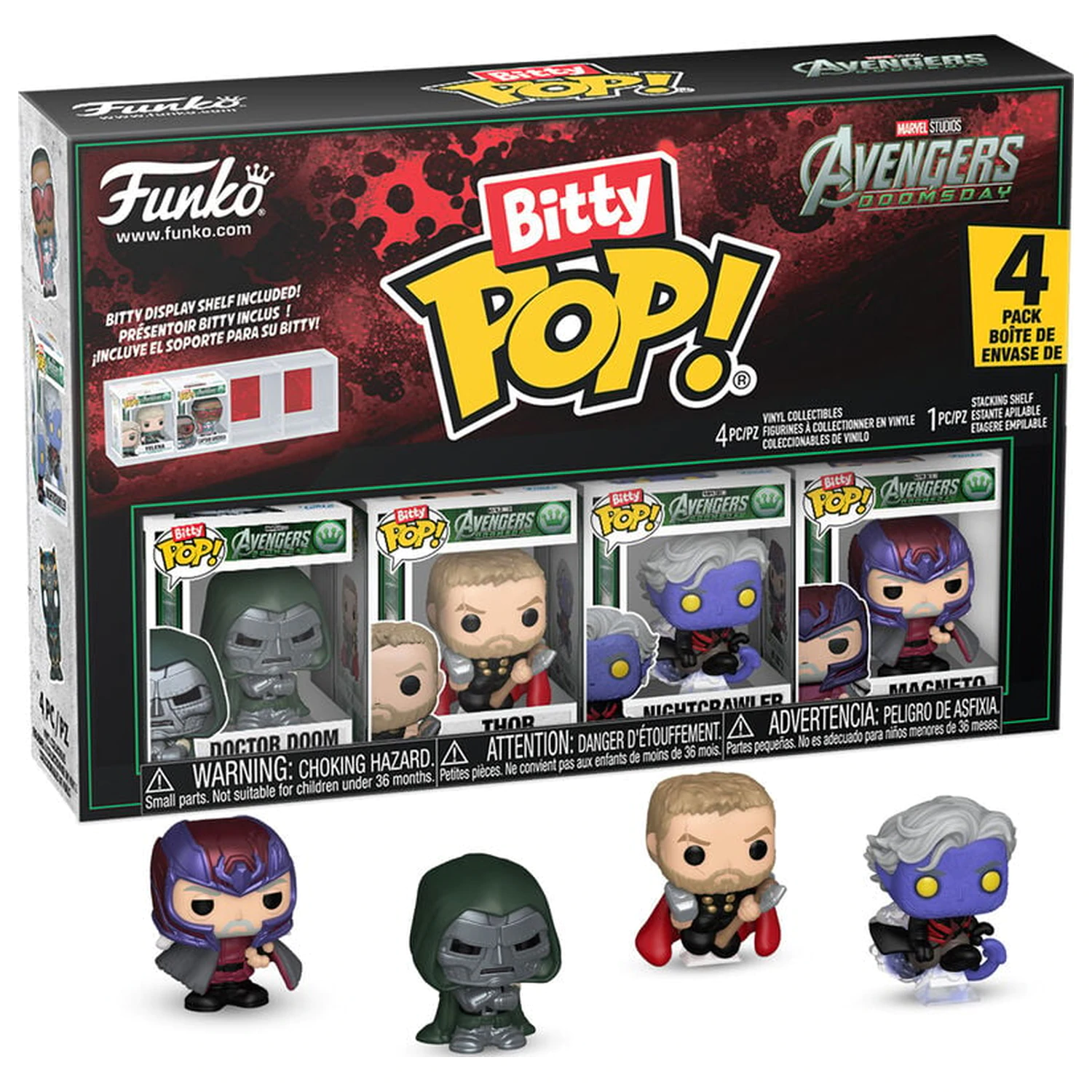 Bitty Funko POP Marvel Studios Avengers sada 4 figurek Doomsday fotografii produktu