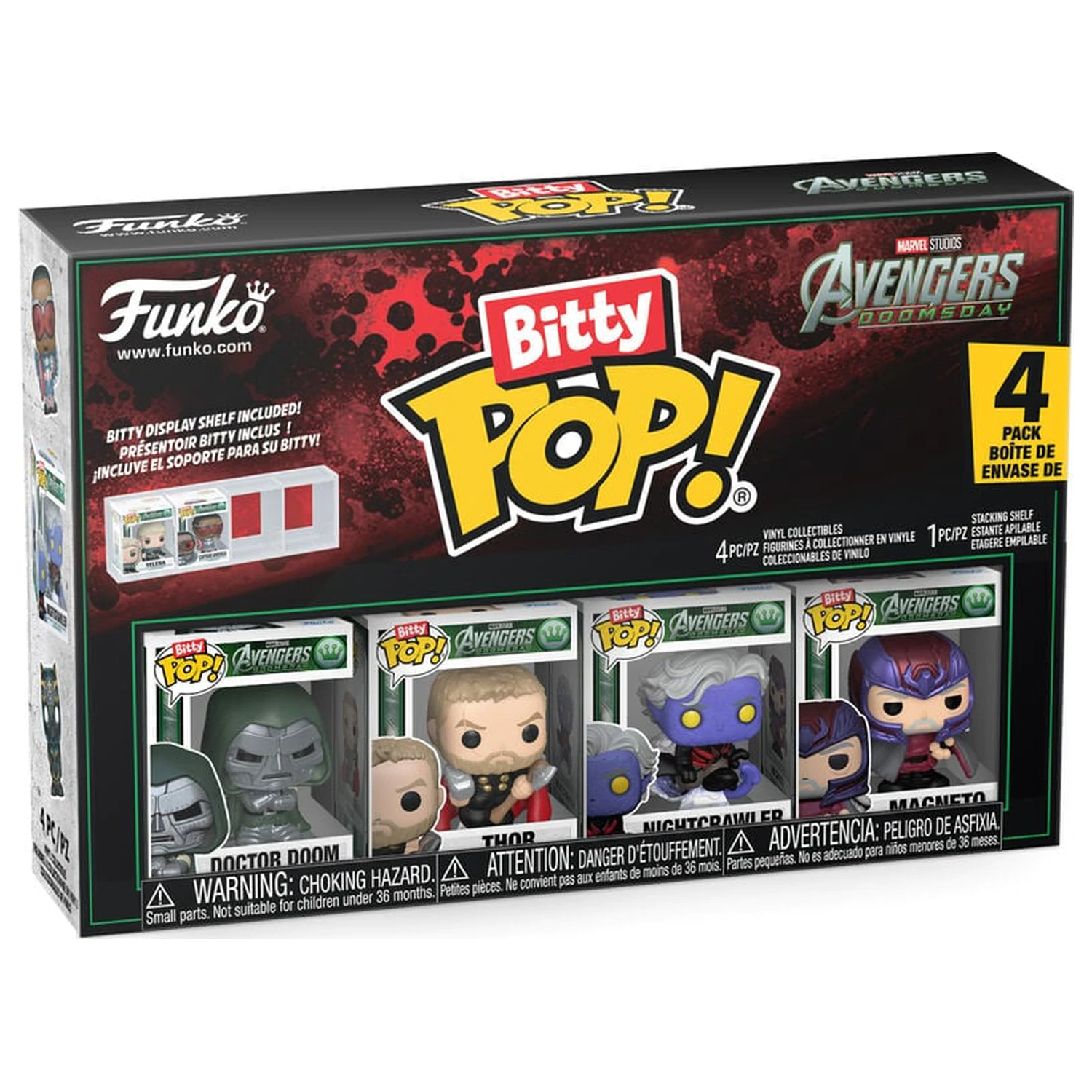 Bitty Funko POP Marvel Studios Avengers sada 4 figurek Doomsday fotografii produktu