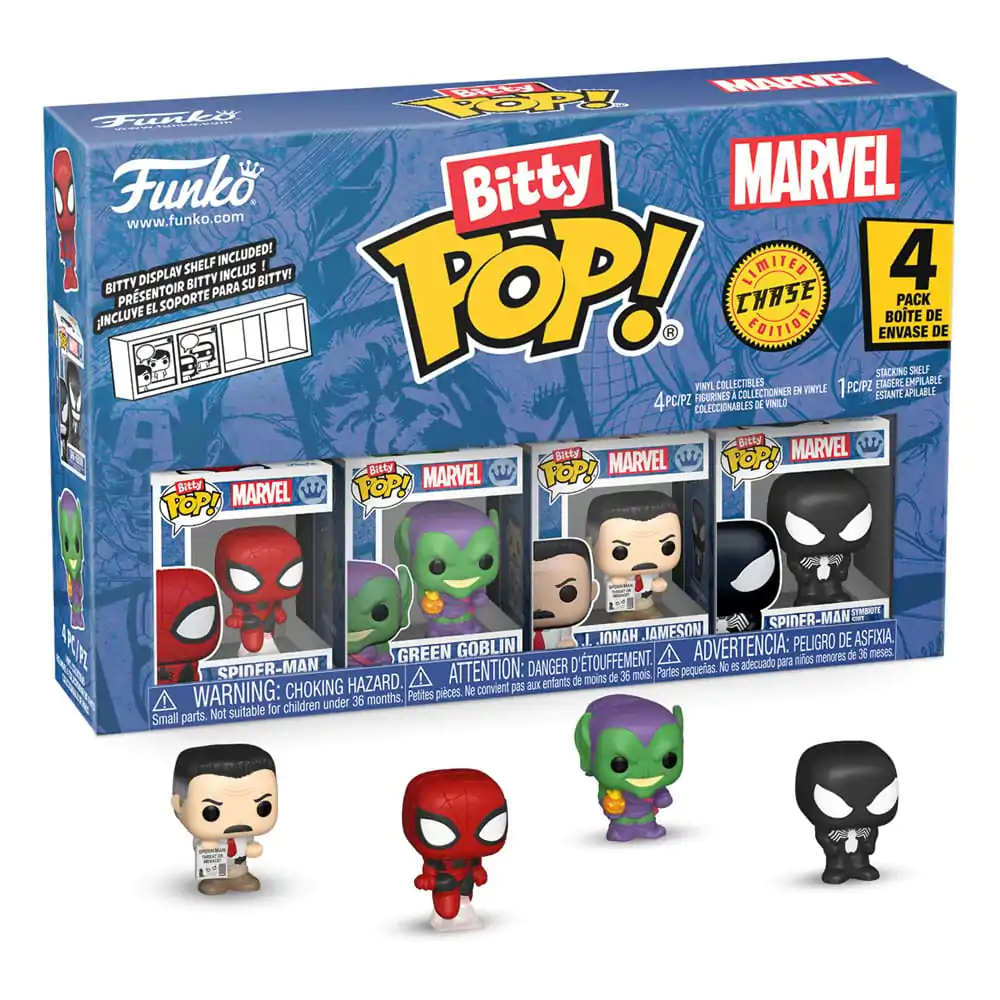 Bitty Funko POP Marvel Vinyl Figure 4-Pack Spider-Man - 4 ks vinylových figurek fotografii produktu