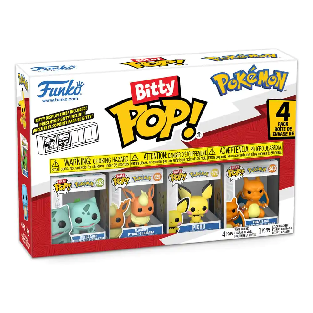 Bitty Funko POP Pokemon Vinyl Figure 4-Pack Bulbasaur - 4ks Vinyl figurky fotografii produktu