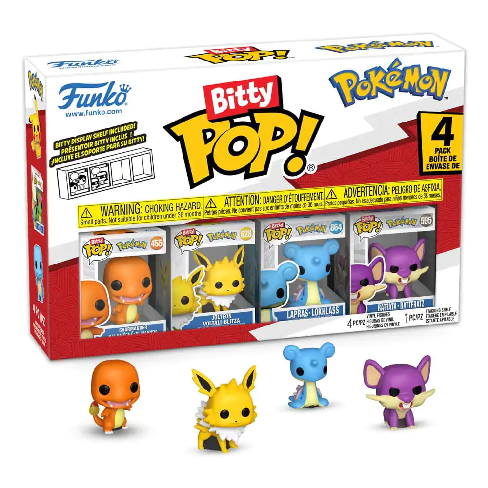 Bitty Funko POP Pokemon Vinyl Figure 4-Pack Charmander - 4 balení vinylových figurek fotografii produktu
