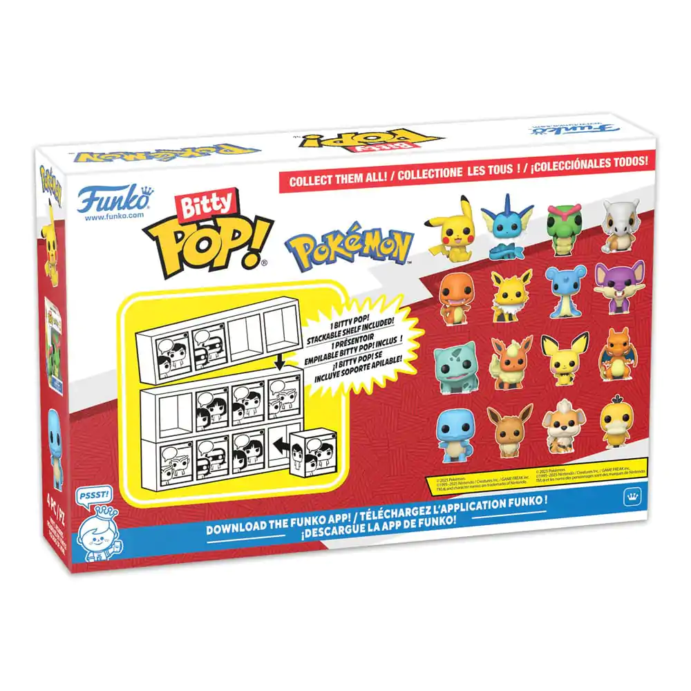 Bitty Funko POP Pokemon Vinyl Figure 4-Pack Želva Squirtle fotografii produktu