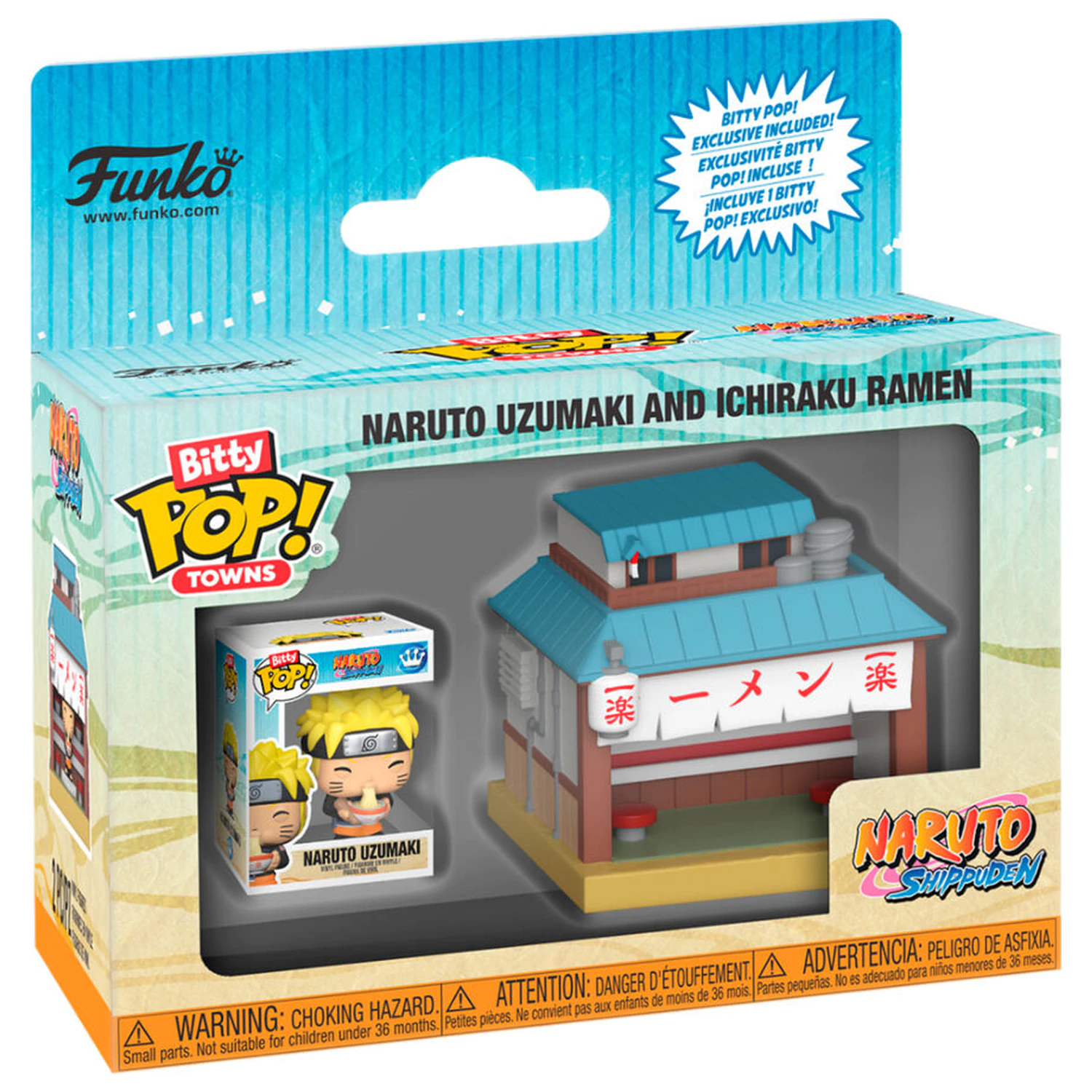 Bitty Funko POP Town figurka Naruto Shippuden Naruto Uzumaki a Ichiraku Ramen fotografii produktu