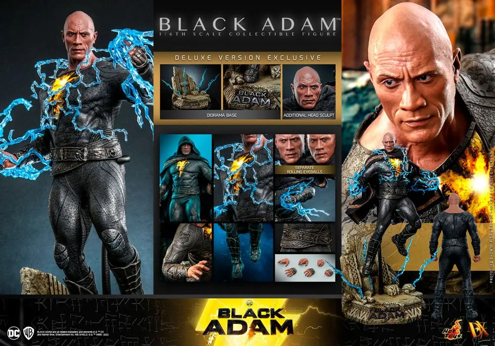 Akční figurka Black Adam DX 1/6 Black Adam Deluxe verze 33 cm fotografii produktu