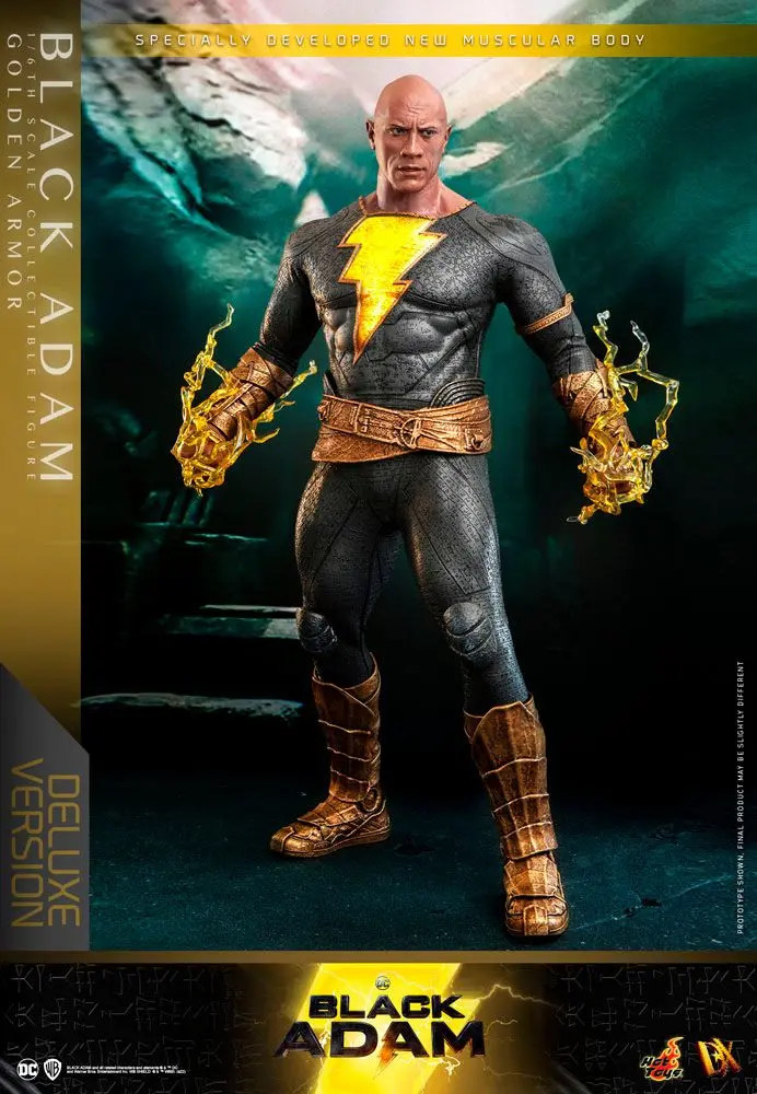Akční figurka Black Adam DX 1/6 Black Adam (Zlaté brnění) Deluxe verze 33 cm fotografii produktu