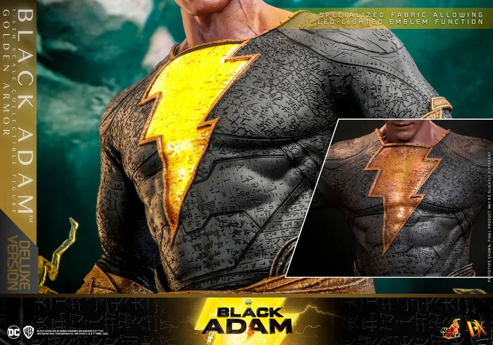 Akční figurka Black Adam DX 1/6 Black Adam (Zlaté brnění) Deluxe verze 33 cm fotografii produktu