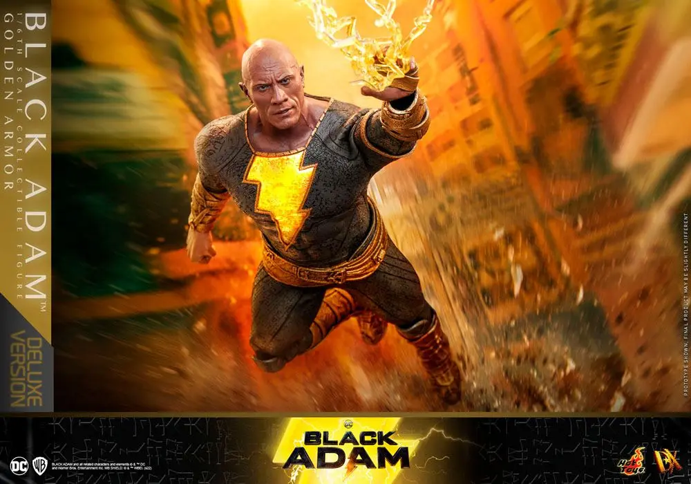 Akční figurka Black Adam DX 1/6 Black Adam (Zlaté brnění) Deluxe verze 33 cm fotografii produktu