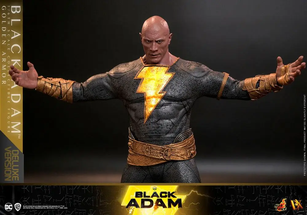 Akční figurka Black Adam DX 1/6 Black Adam (Zlaté brnění) Deluxe verze 33 cm fotografii produktu