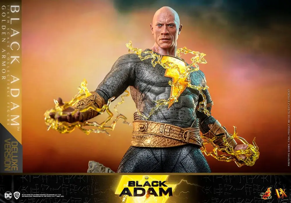 Akční figurka Black Adam DX 1/6 Black Adam (Zlaté brnění) Deluxe verze 33 cm fotografii produktu