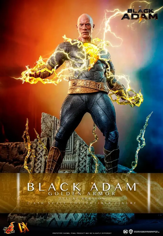 Akční figurka Black Adam DX 1/6 Black Adam (Zlaté brnění) Deluxe verze 33 cm fotografii produktu