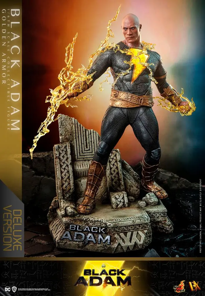 Akční figurka Black Adam DX 1/6 Black Adam (Zlaté brnění) Deluxe verze 33 cm fotografii produktu