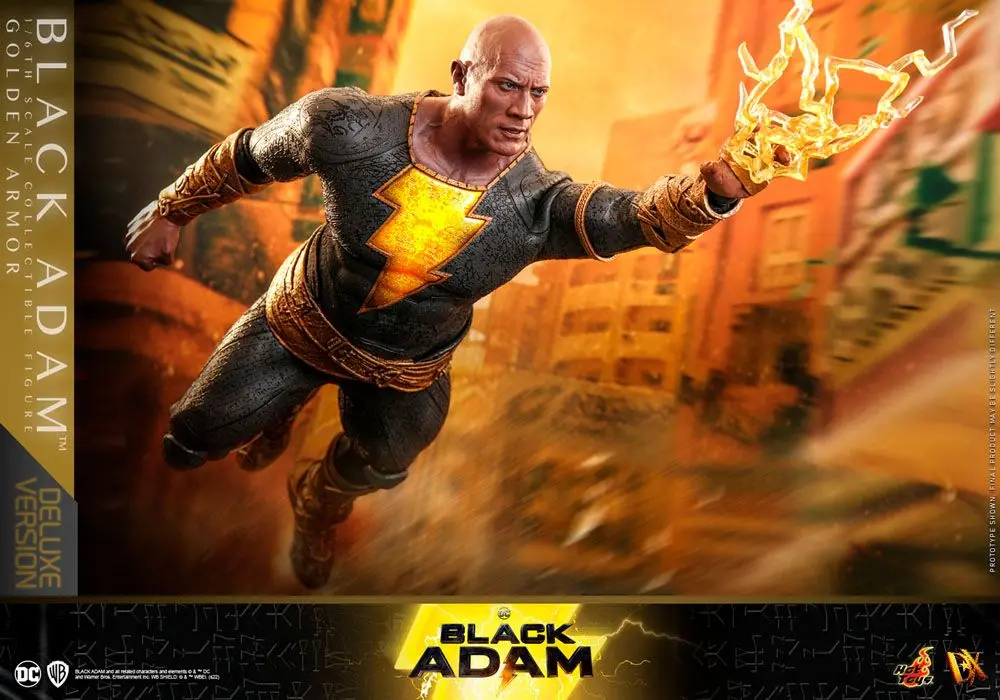 Akční figurka Black Adam DX 1/6 Black Adam (Zlaté brnění) Deluxe verze 33 cm fotografii produktu