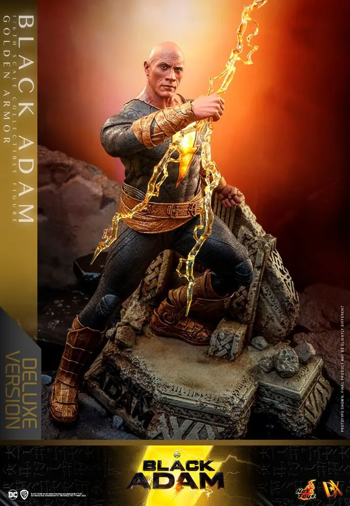 Akční figurka Black Adam DX 1/6 Black Adam (Zlaté brnění) Deluxe verze 33 cm fotografii produktu