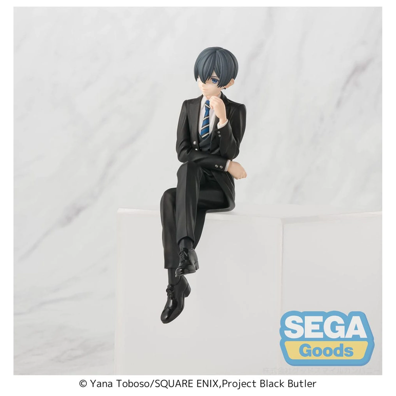 Black Butler: Boarding School Arc PM Perching PVC socha Ciel Phantomhive 14 cm fotografii produktu