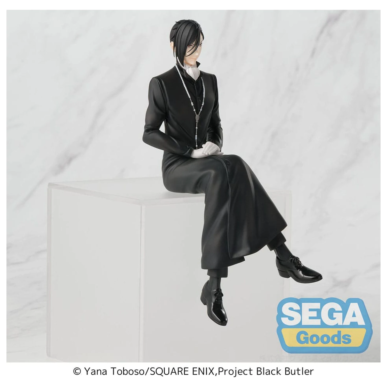 Black Butler: Boarding School Arc PM Perching PVC socha Sebastian Michaelis 16 cm fotografii produktu
