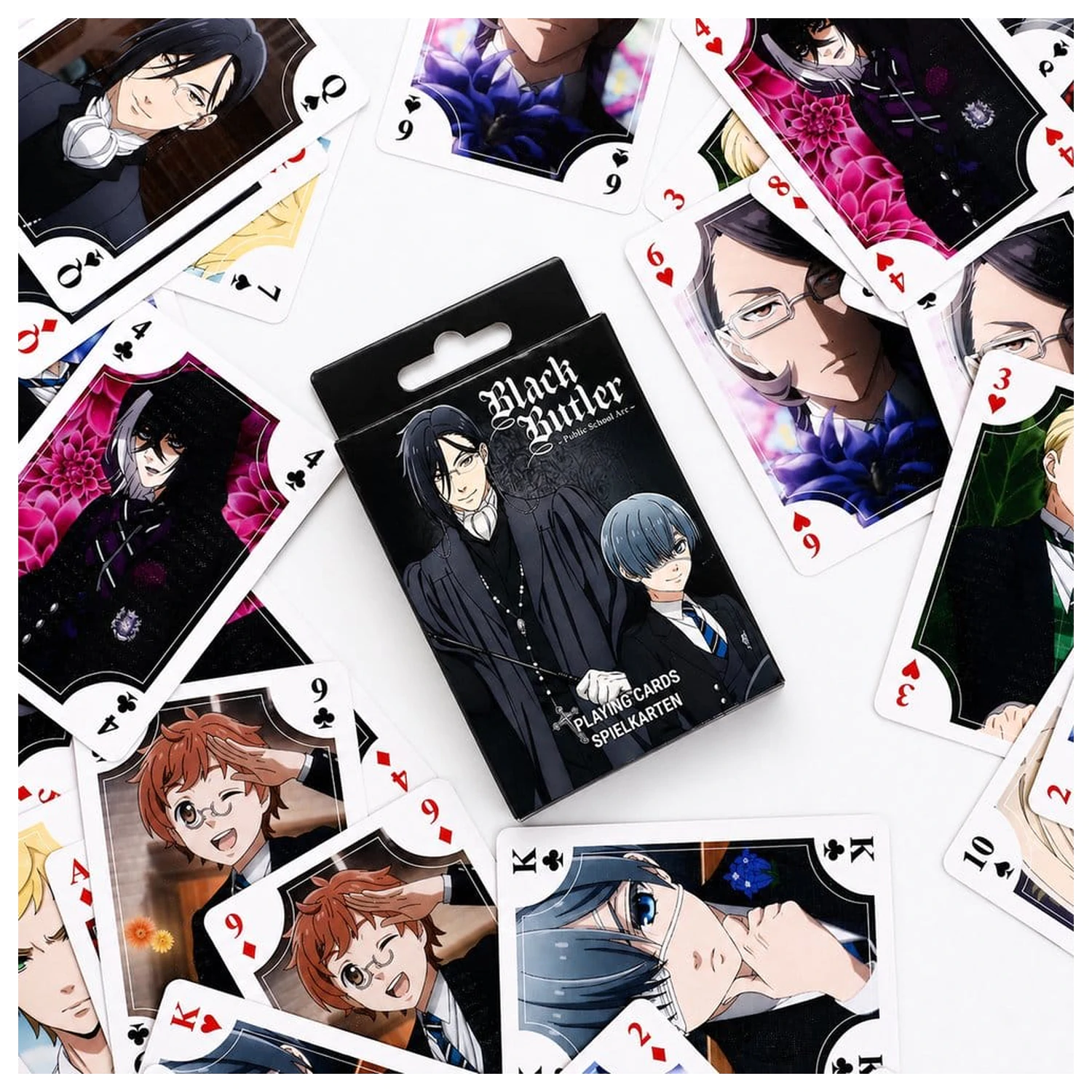 Black Butler Hrací karty Public School fotografii produktu