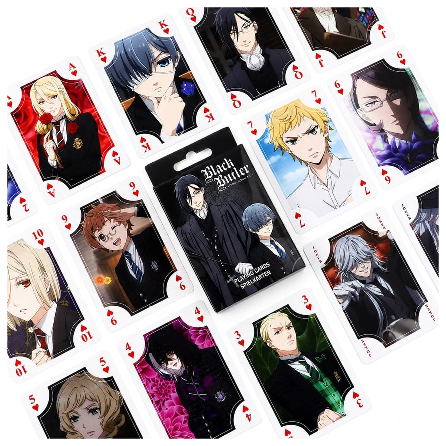 Black Butler Hrací karty Public School fotografii produktu