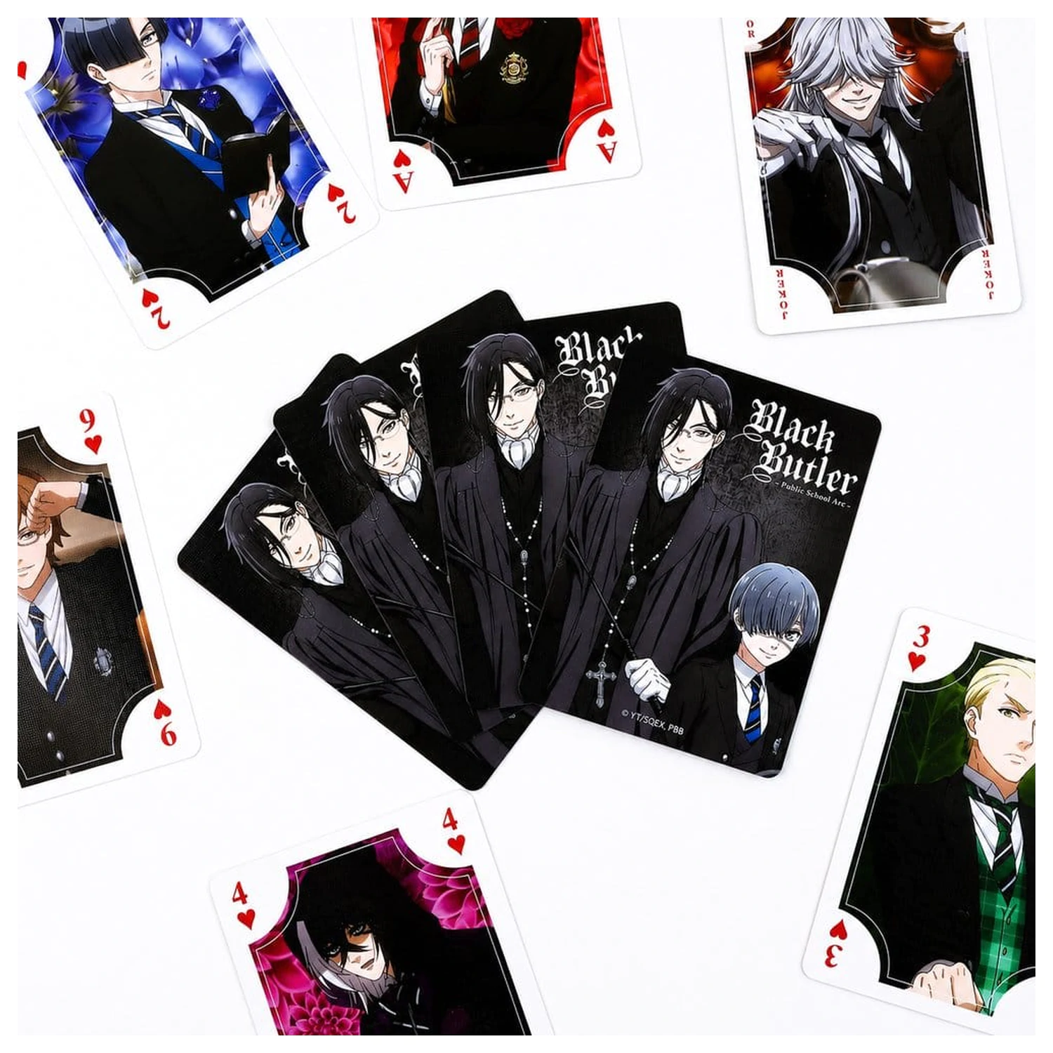 Black Butler Hrací karty Public School fotografii produktu