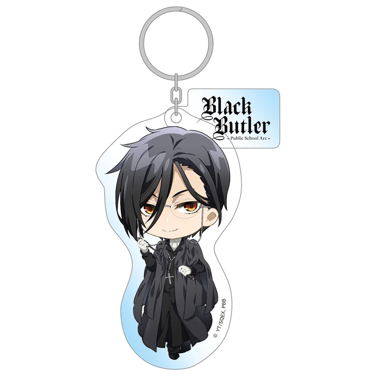 Black Butler: Public School Arc Akrylová klíčenka Sebastian 8 cm fotografii produktu