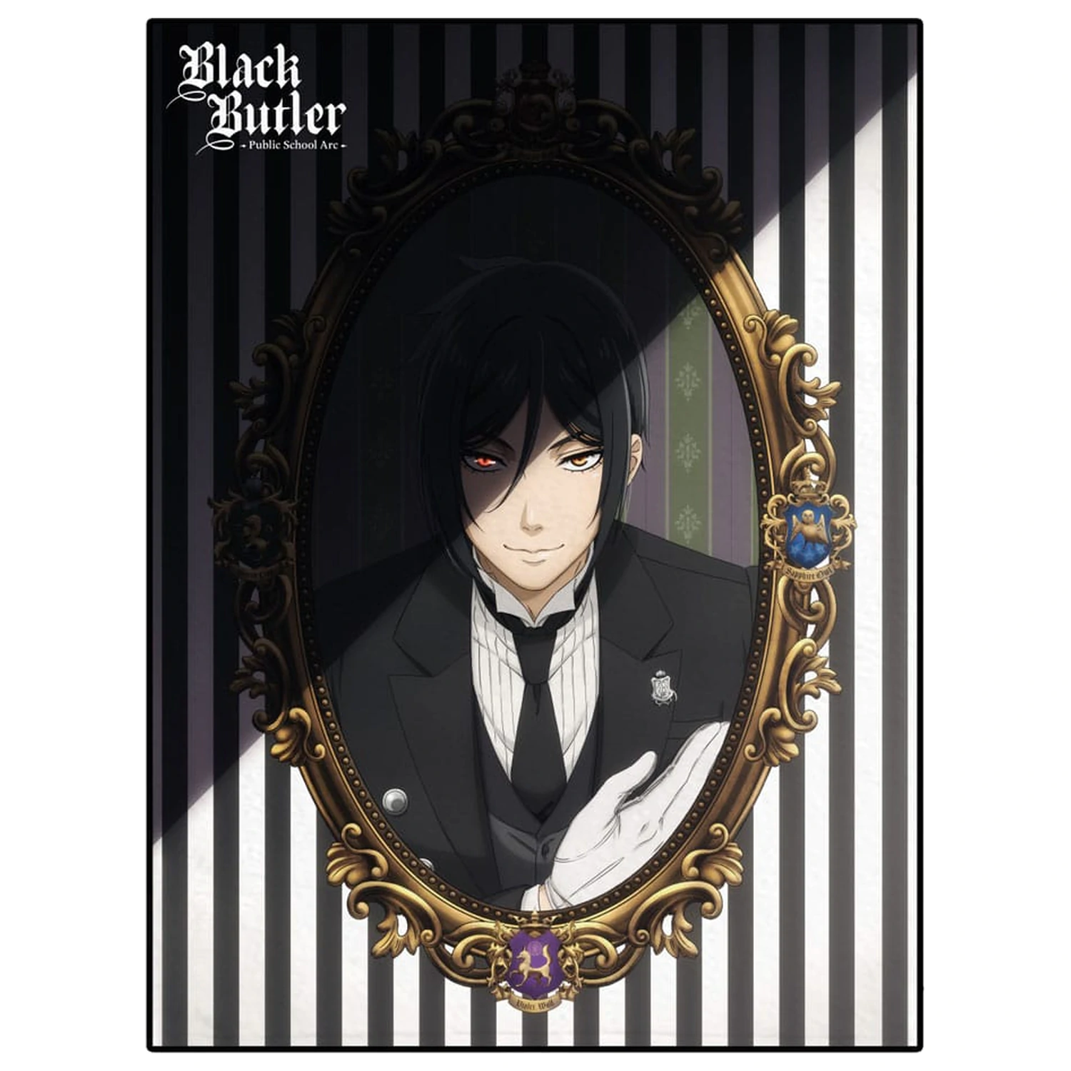 Black Butler: Public School Arc deka Sebastian 120 x 160 cm fotografii produktu