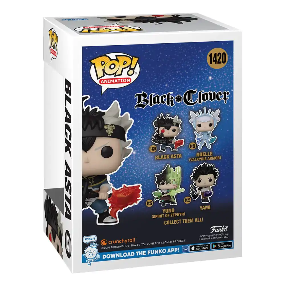 Black Clover POP! Animation Vinyl Figurka Asta 9 cm fotografii produktu