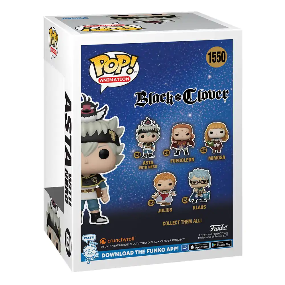 Black Clover POP! Animace Vinylová Figurka Asta s Nero 9 cm fotografii produktu