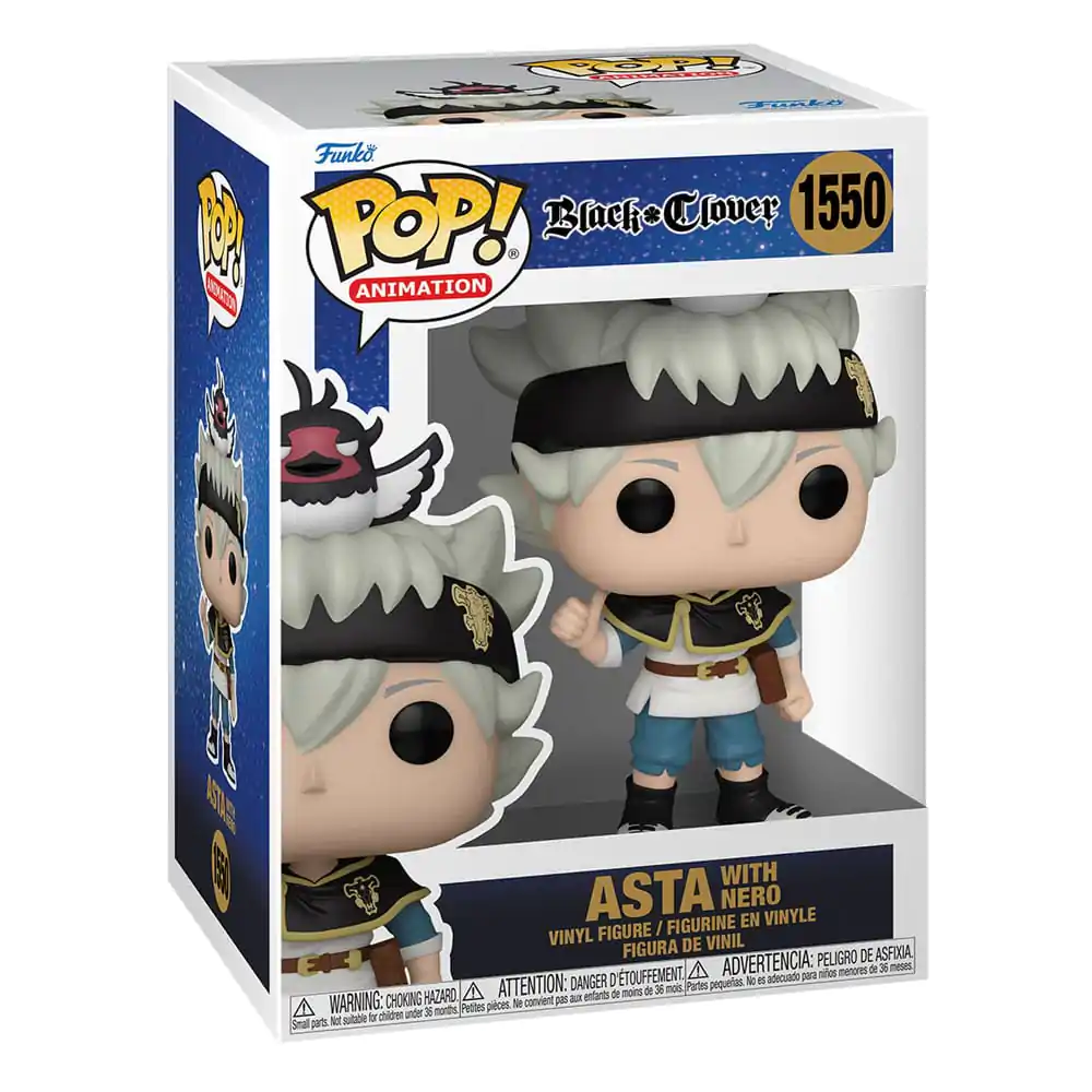 Black Clover POP! Animace Vinylová Figurka Asta s Nero 9 cm fotografii produktu