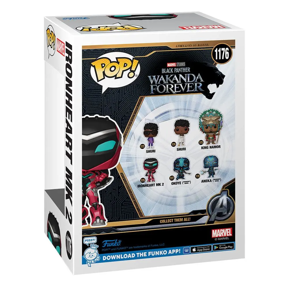 Black Panther: Wakanda Forever POP! Marvel vinylová figurka Ironheart MK 2 9 cm fotografii produktu