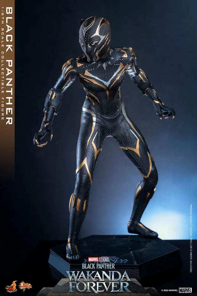 Black Panther: Wakanda Forever Movie Masterpiece akční figurka 1/6 Black Panther 28 cm fotografii produktu