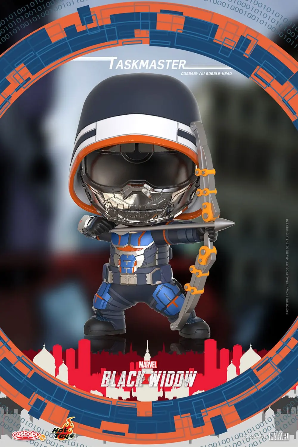 Black Widow Cosbaby (S) Mini figurka Taskmaster 10 cm fotografii produktu