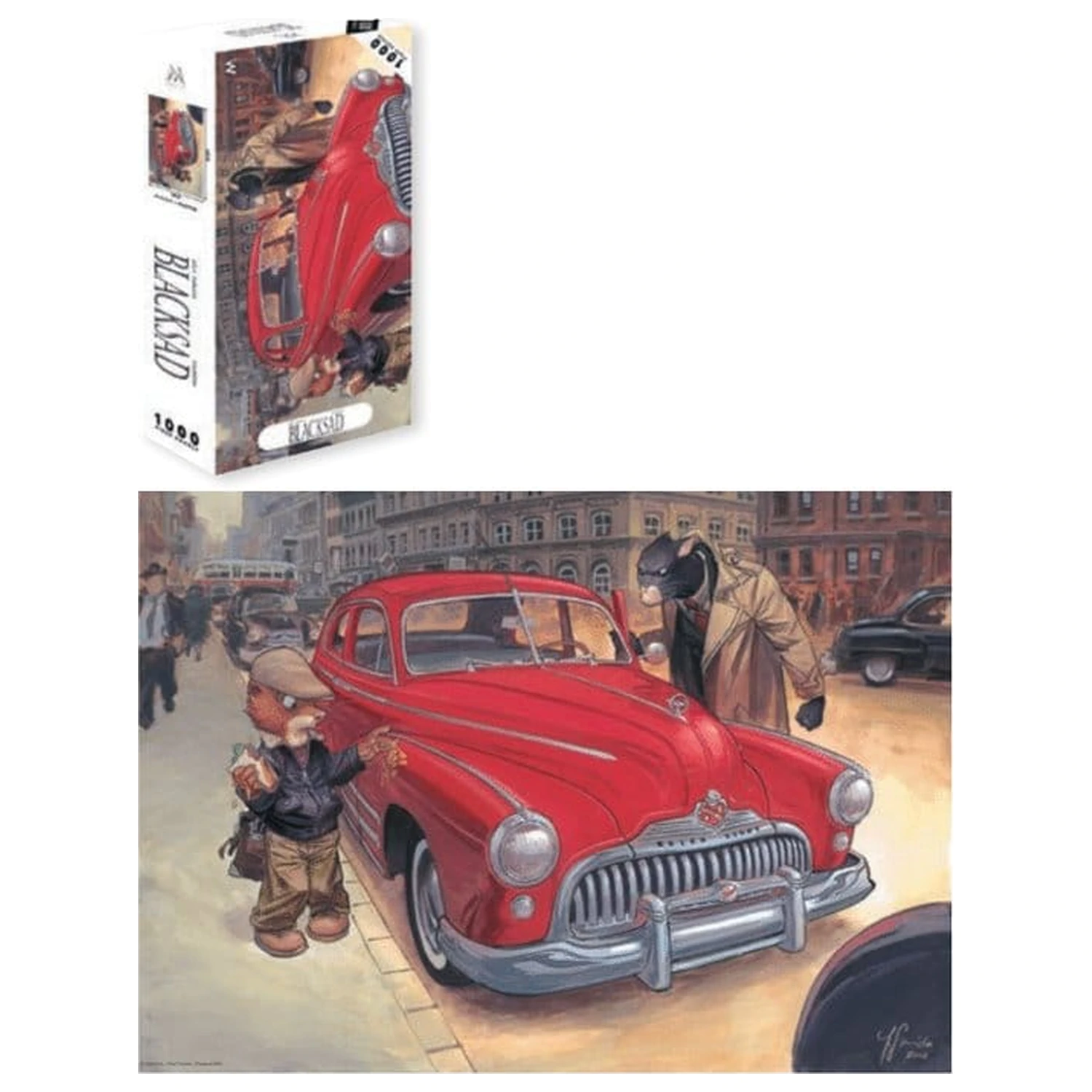 Blacksad 2 puzzle (1000 dílků) fotografii produktu