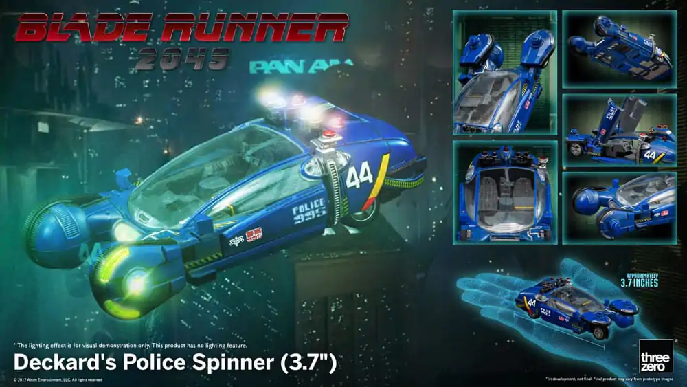 Blade Runner 2049 Vehicle Deckard's Police Spinner 10 cm fotografii produktu
