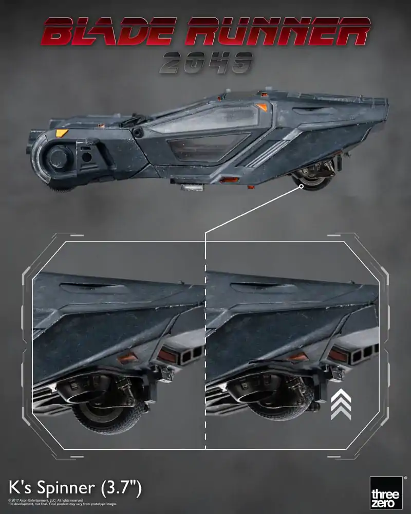 Blade Runner 2049 Vehicle K's Spinner 10 cm fotografii produktu