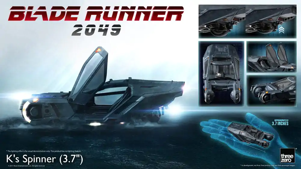 Blade Runner 2049 Vehicle K's Spinner 10 cm fotografii produktu