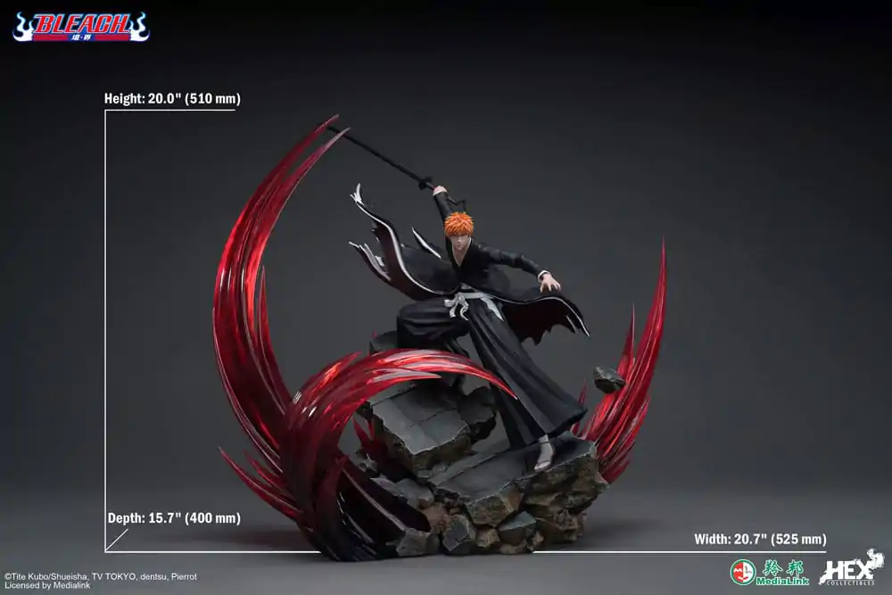 Bleach Elite Dynamická socha 1/6 Ichigo Kurosaki 51 cm fotografii produktu