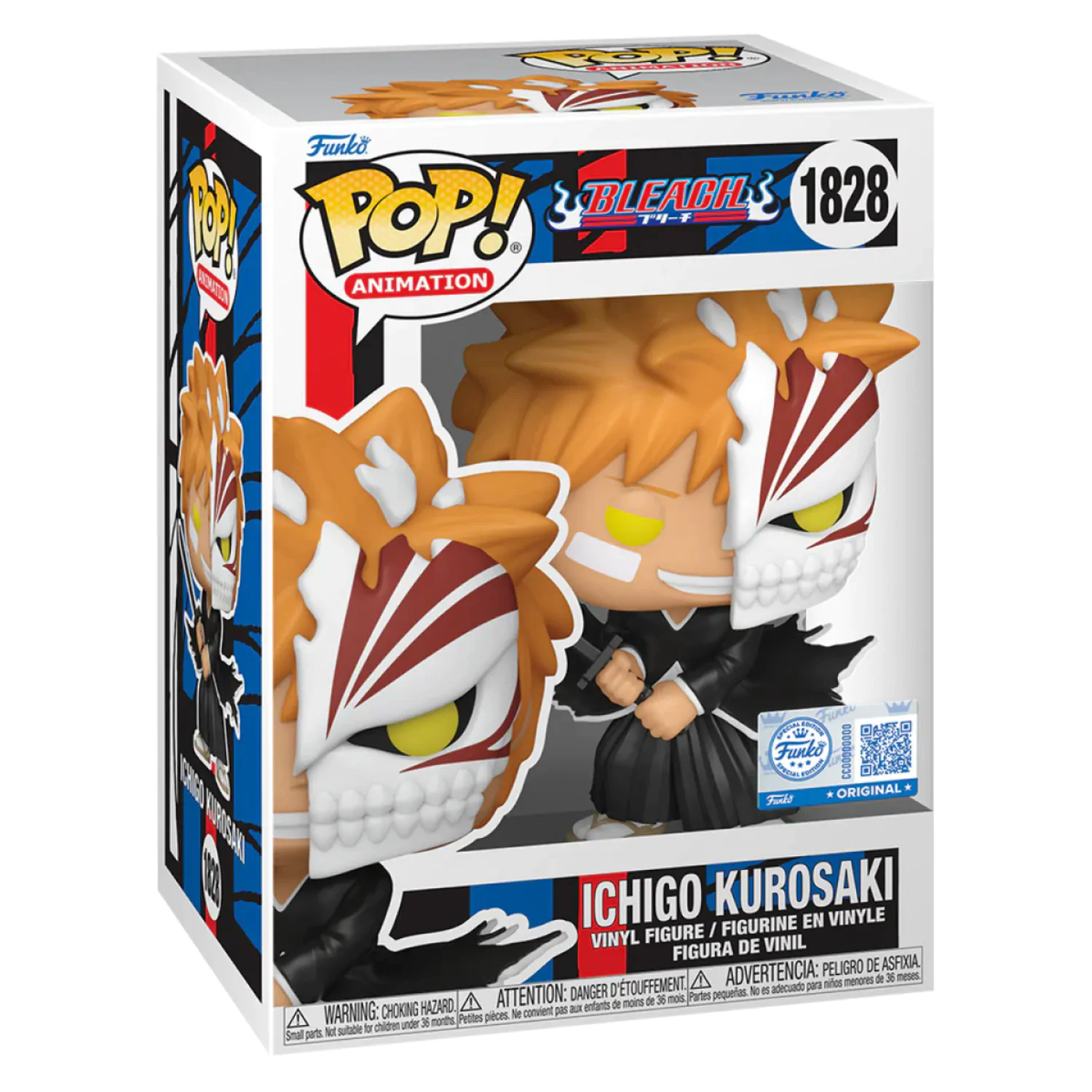 Bleach Funko POP! Animation Vinylová figurka Ichigo with Half Mask Exclusive 9 cm fotografii produktu