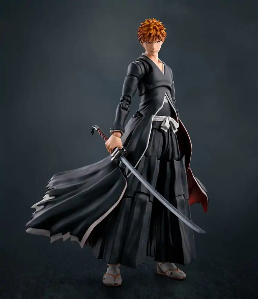 Bleach S.H. Figuarts Akční figurka Ichigo Kurosaki Getsugatensho 15 cm fotografii produktu