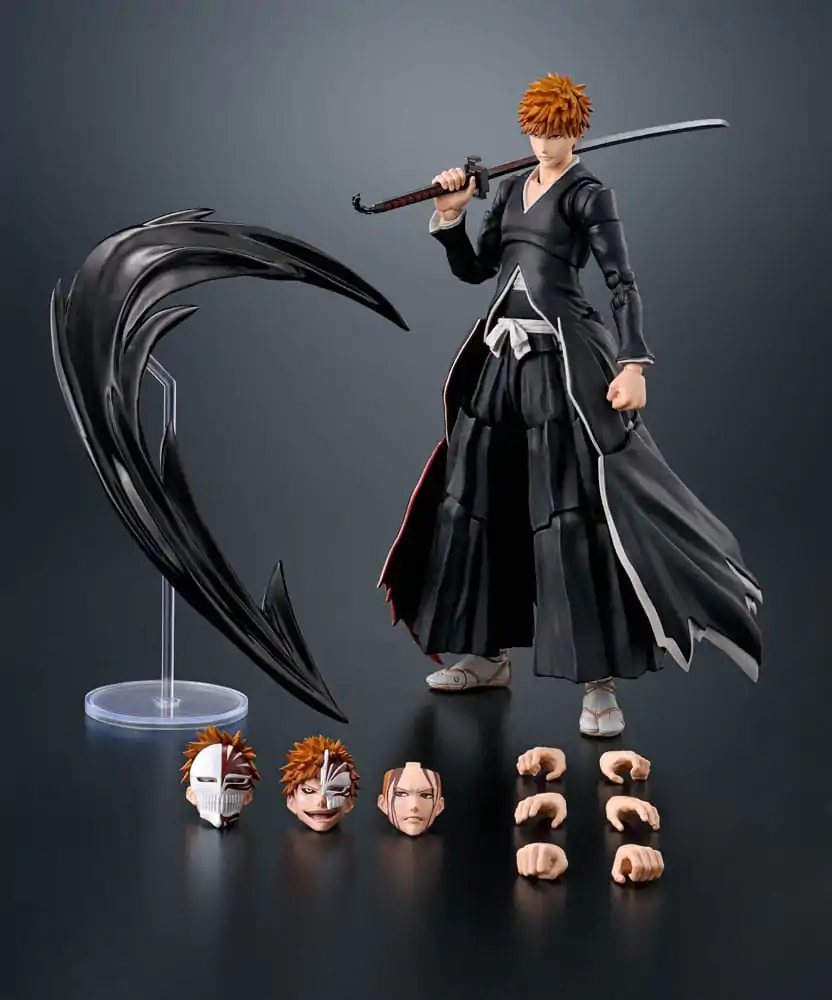 Bleach S.H. Figuarts Akční figurka Ichigo Kurosaki Getsugatensho 15 cm fotografii produktu