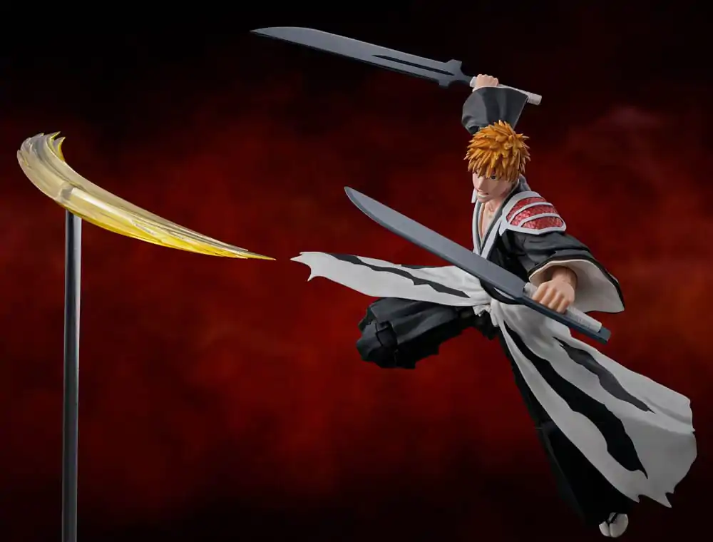 Bleach: Thousand-Year Blood War S.H. Figuarts akční figurka Ichigo Kurosaki Dual Zangetsu 16 cm fotografii produktu