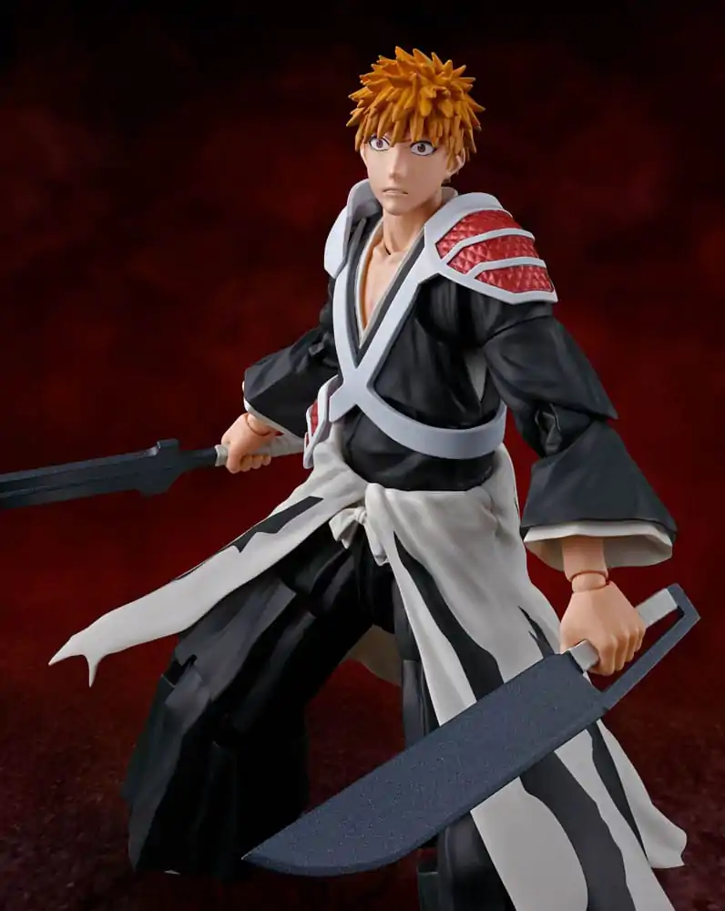 Bleach: Thousand-Year Blood War S.H. Figuarts akční figurka Ichigo Kurosaki Dual Zangetsu 16 cm fotografii produktu