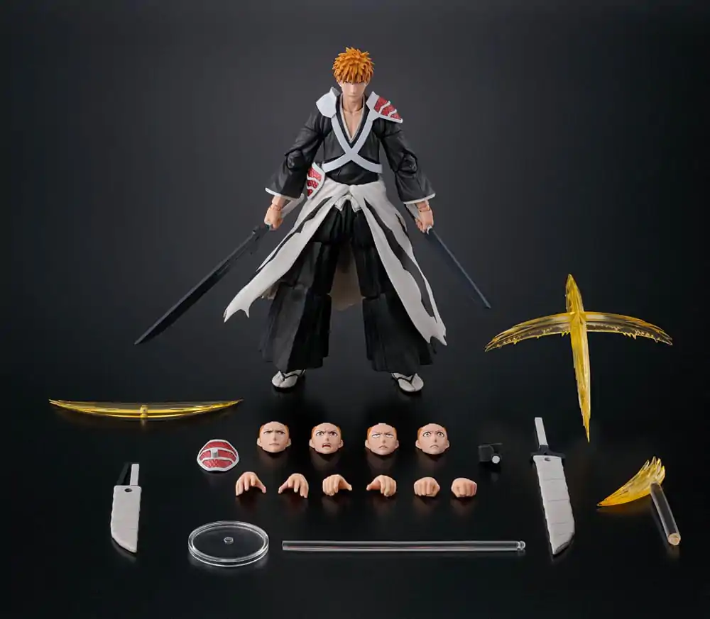 Bleach: Thousand-Year Blood War S.H. Figuarts akční figurka Ichigo Kurosaki Dual Zangetsu 16 cm fotografii produktu