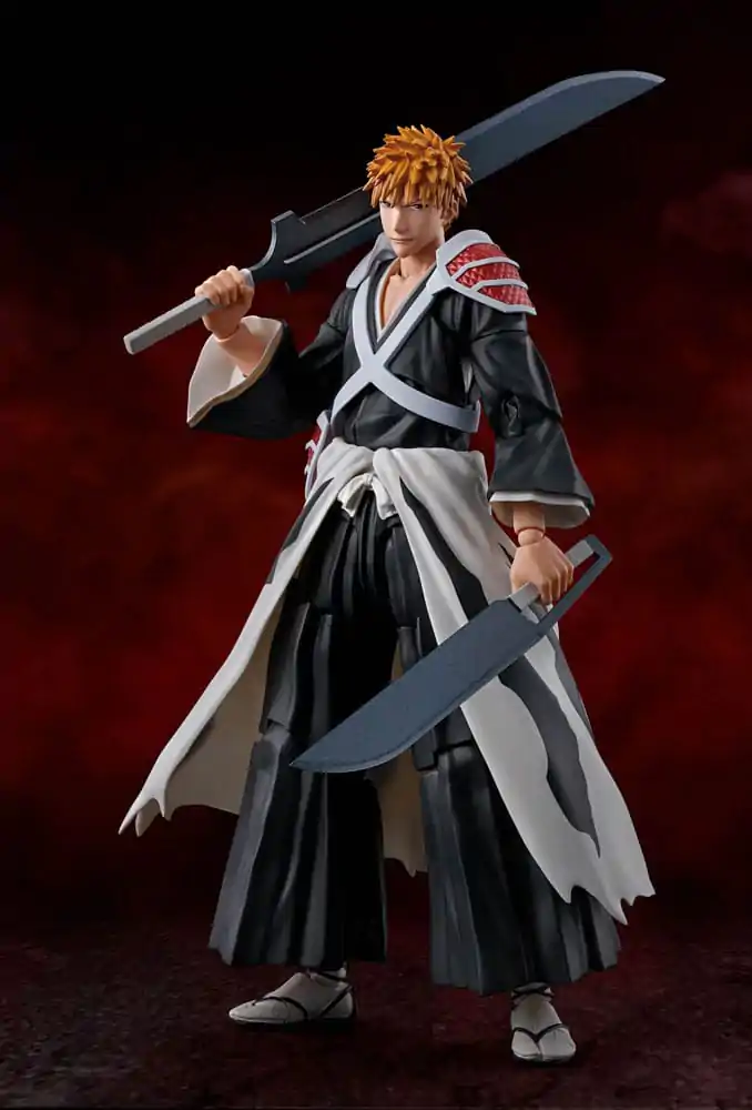 Bleach: Thousand-Year Blood War S.H. Figuarts akční figurka Ichigo Kurosaki Dual Zangetsu 16 cm fotografii produktu