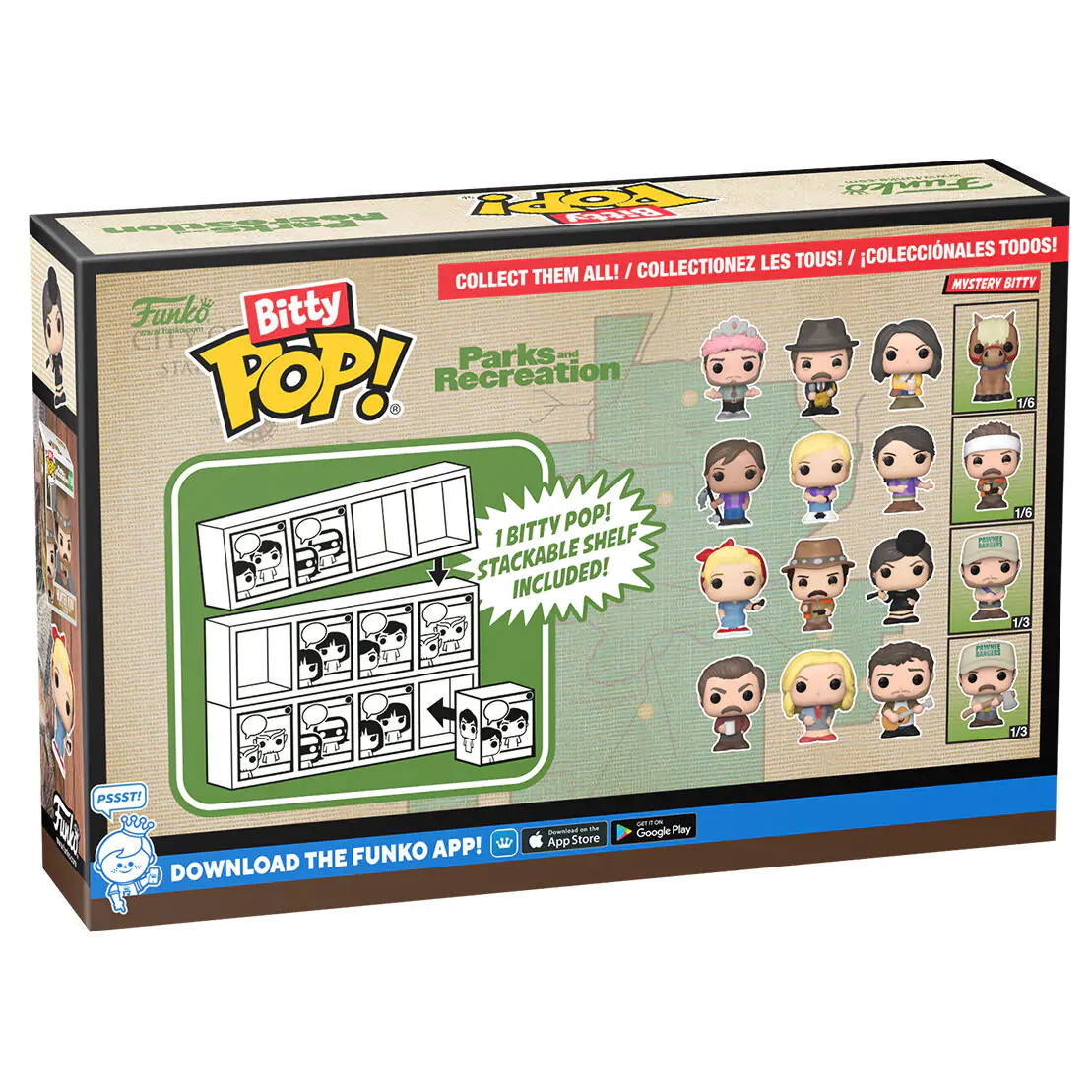 Blister 4 figurky Bitty Funko POP Park and Recreation Andy fotografii produktu