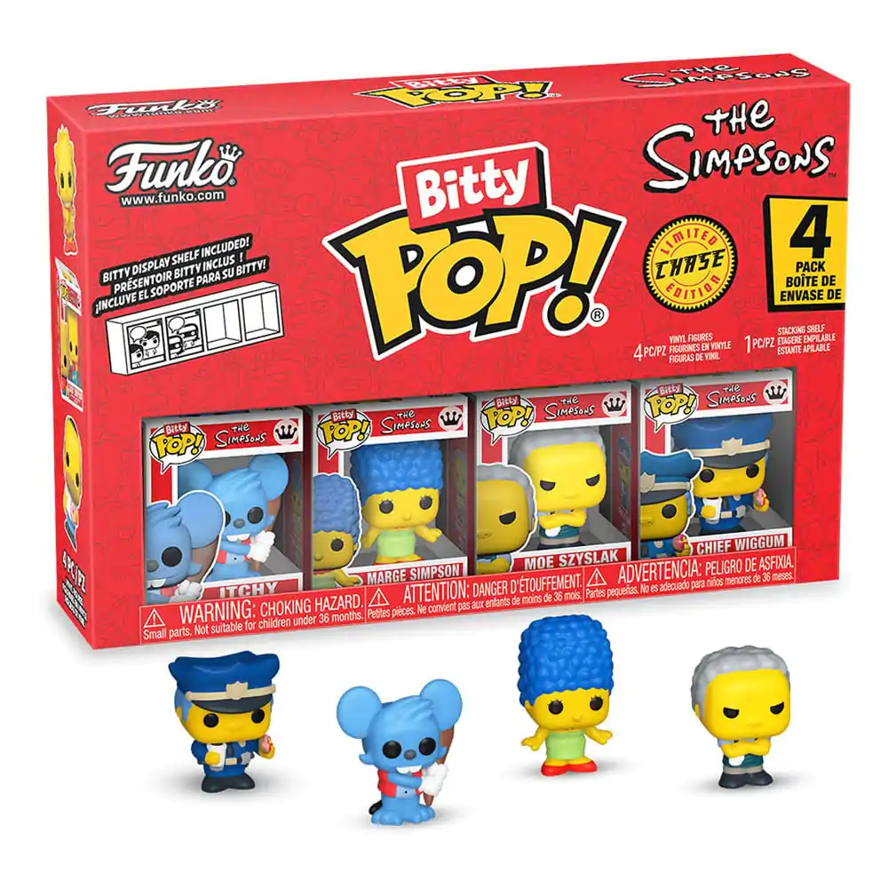 Bitty Funko POP The Simpsons Vinylová figurka 4-Pack Itchy fotografii produktu