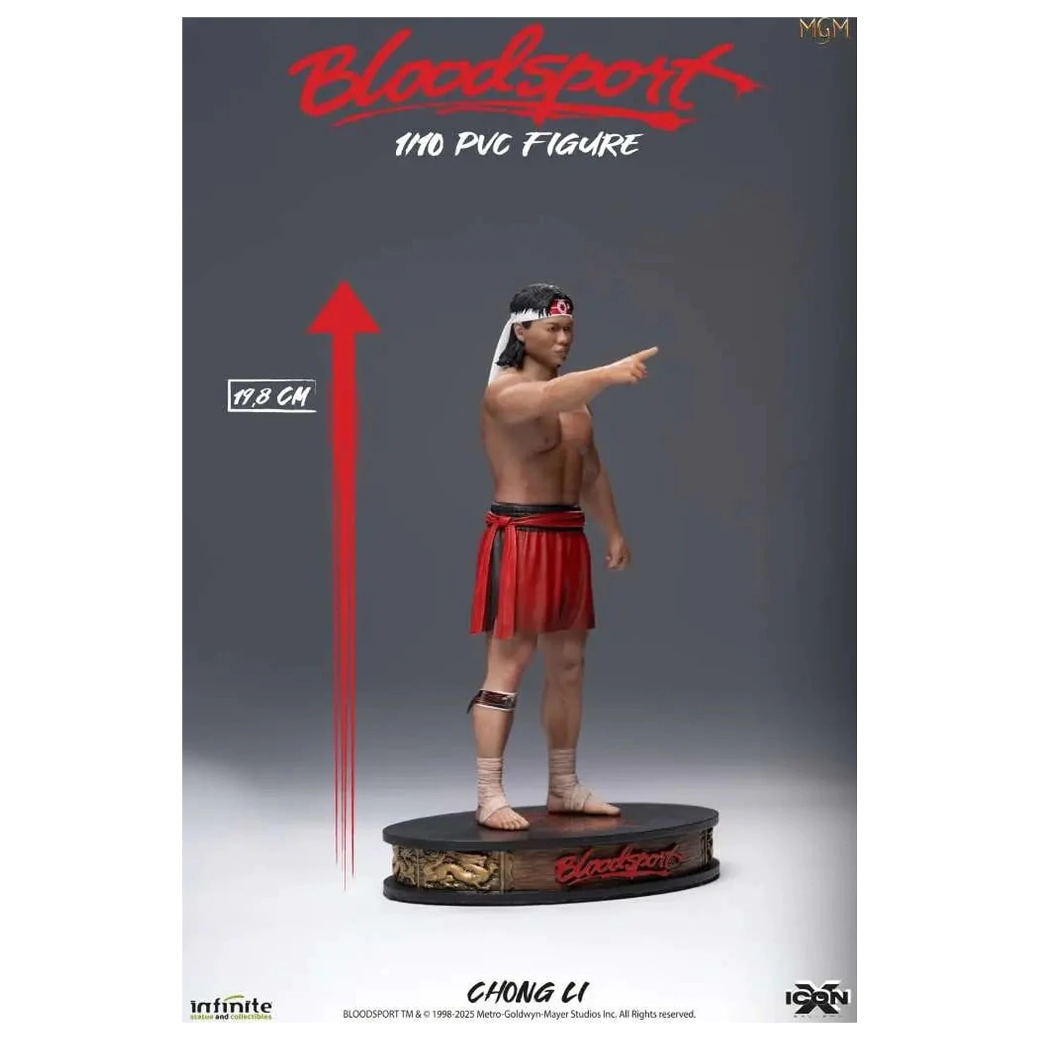 Bloodsport Chong Li Figure 1/10 Icon X 19,8 cm fotografii produktu