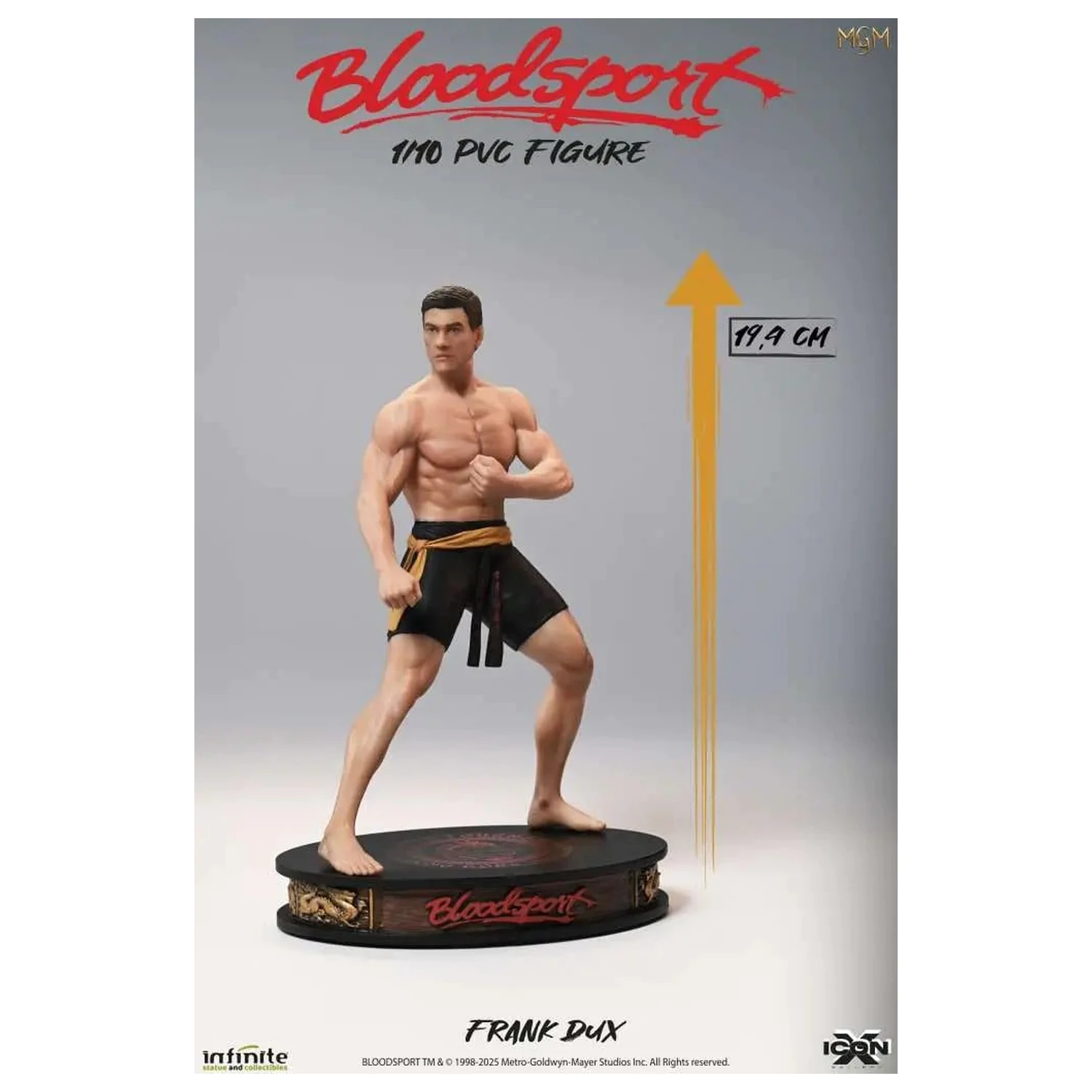 BLOODSPORT Frank Dux Figurka 1/10 Icon X 19.4cm fotografii produktu