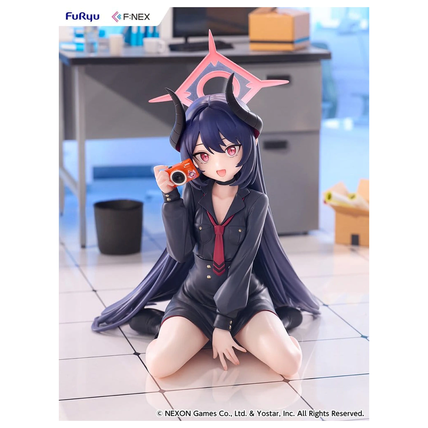 Blue Archive F:NEX PVC Figurka 1/7 Chiaki Memorial lobby Ver. 38 cm fotografii produktu